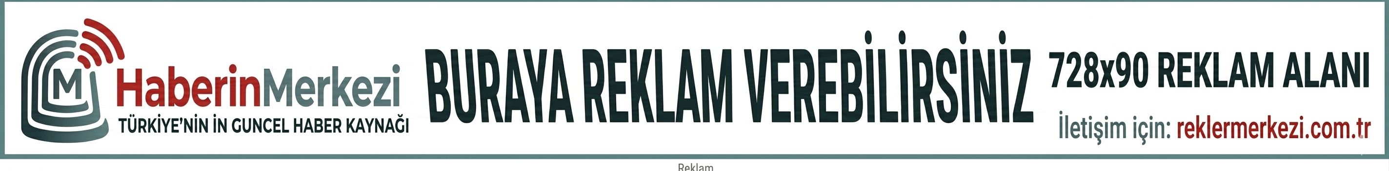 Anasayfa Reklam Alanı 1 - 728x90